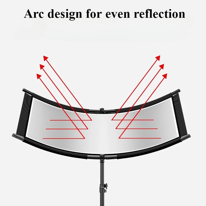 Photography Lighting Types - 4-kolorowy materiałowy reflektor typu U Składany