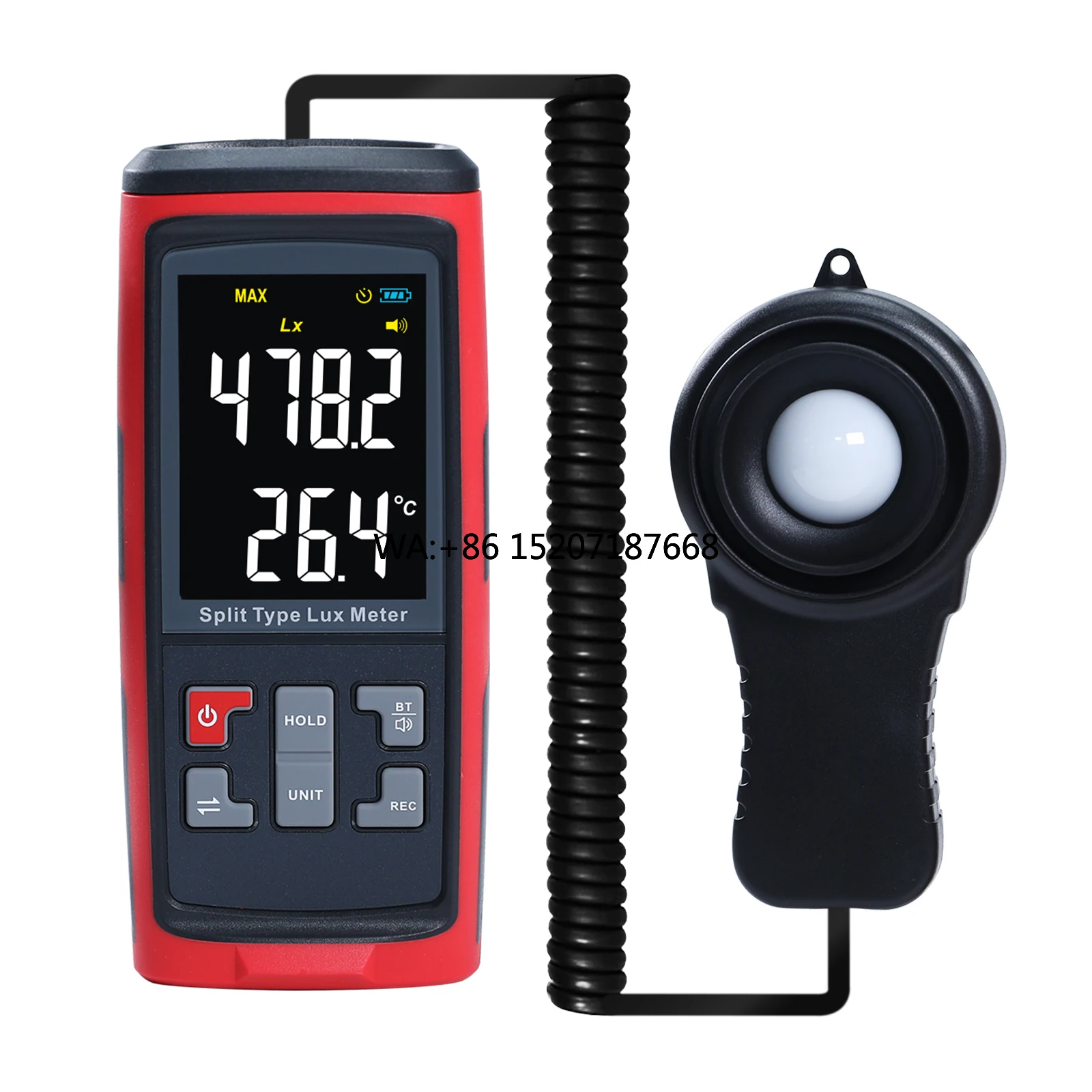 Photography Lighting Types - Cyfrowy dzielony iluminometr Lux Light 200