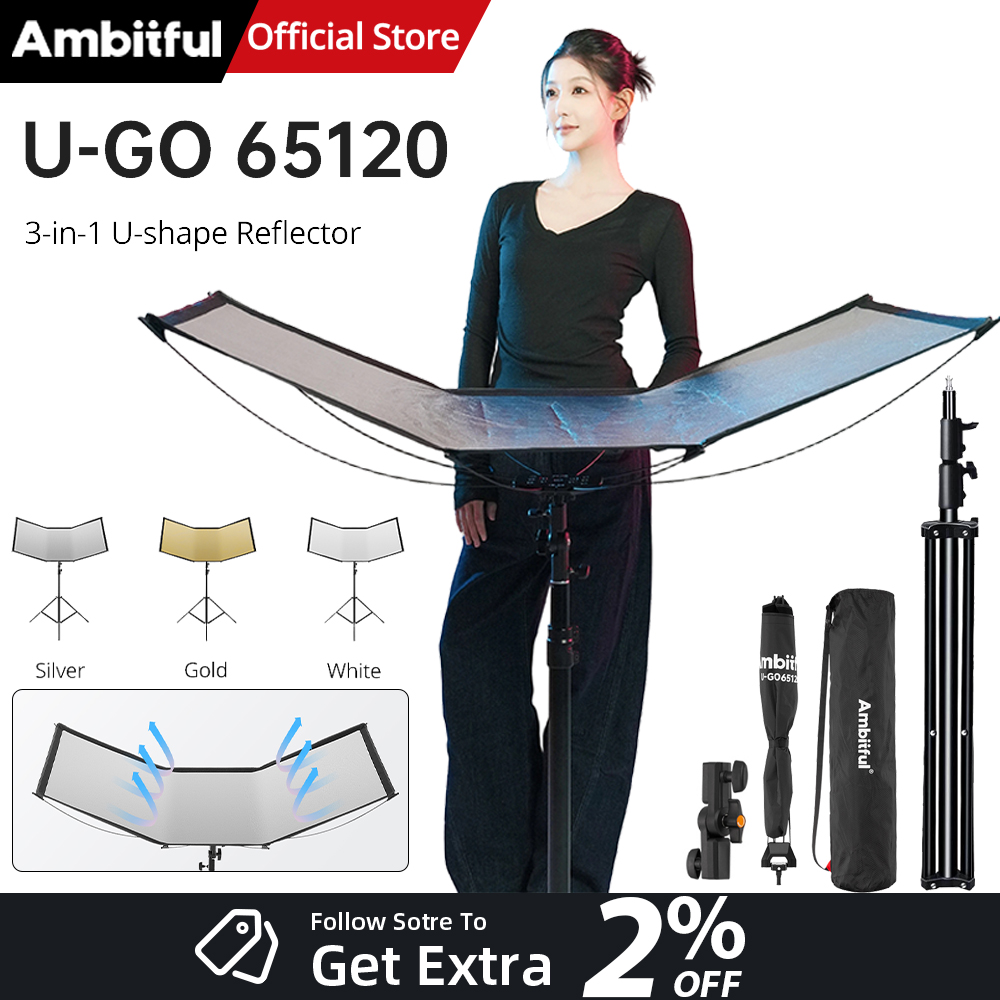 Photography Lighting Types - AMBITFUL 3w1 Dyfuzor Światła Typu U