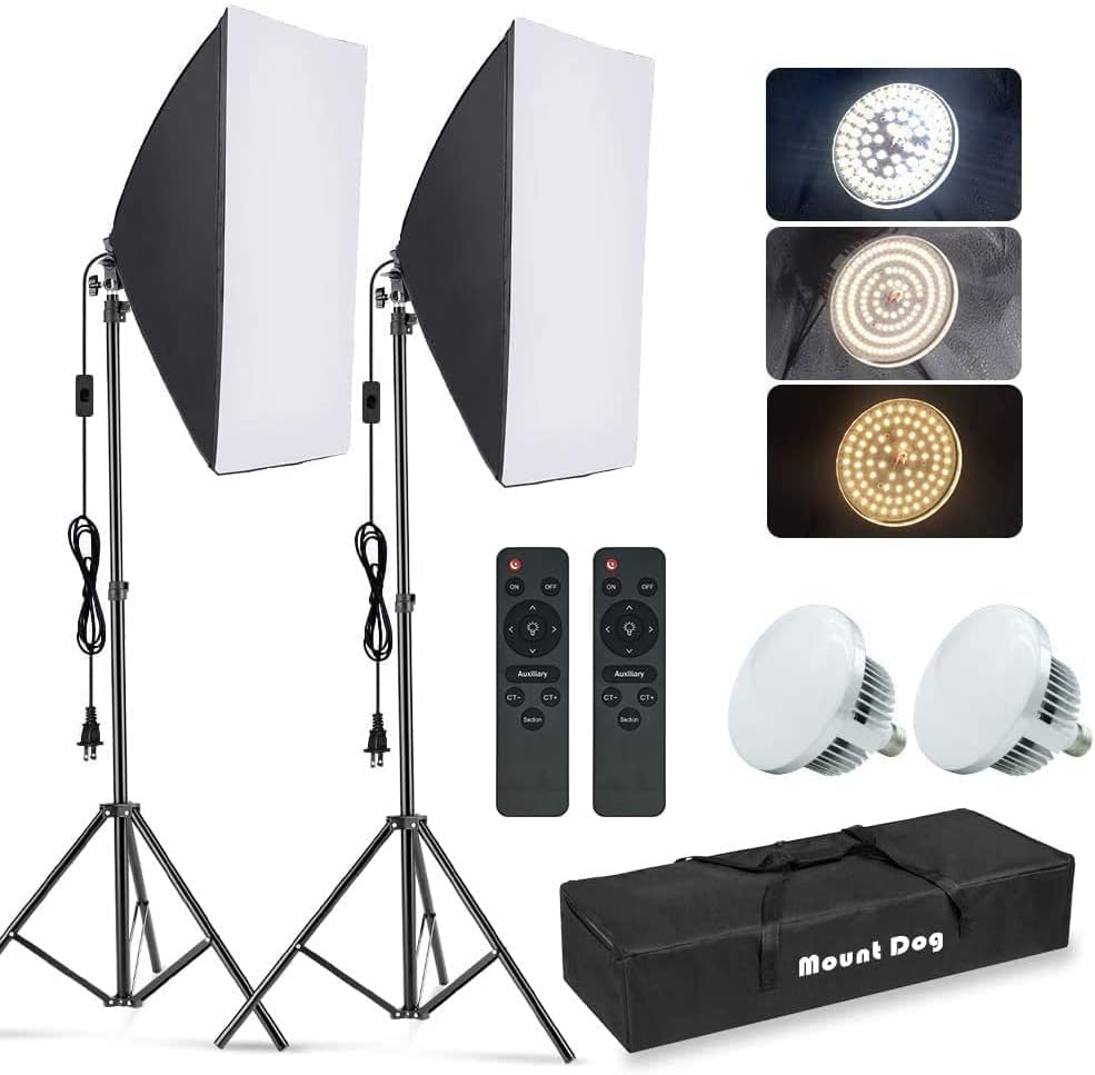 Photography Lighting Continuous - Zestaw oświetlenia fotograficznego typu softbox, 2