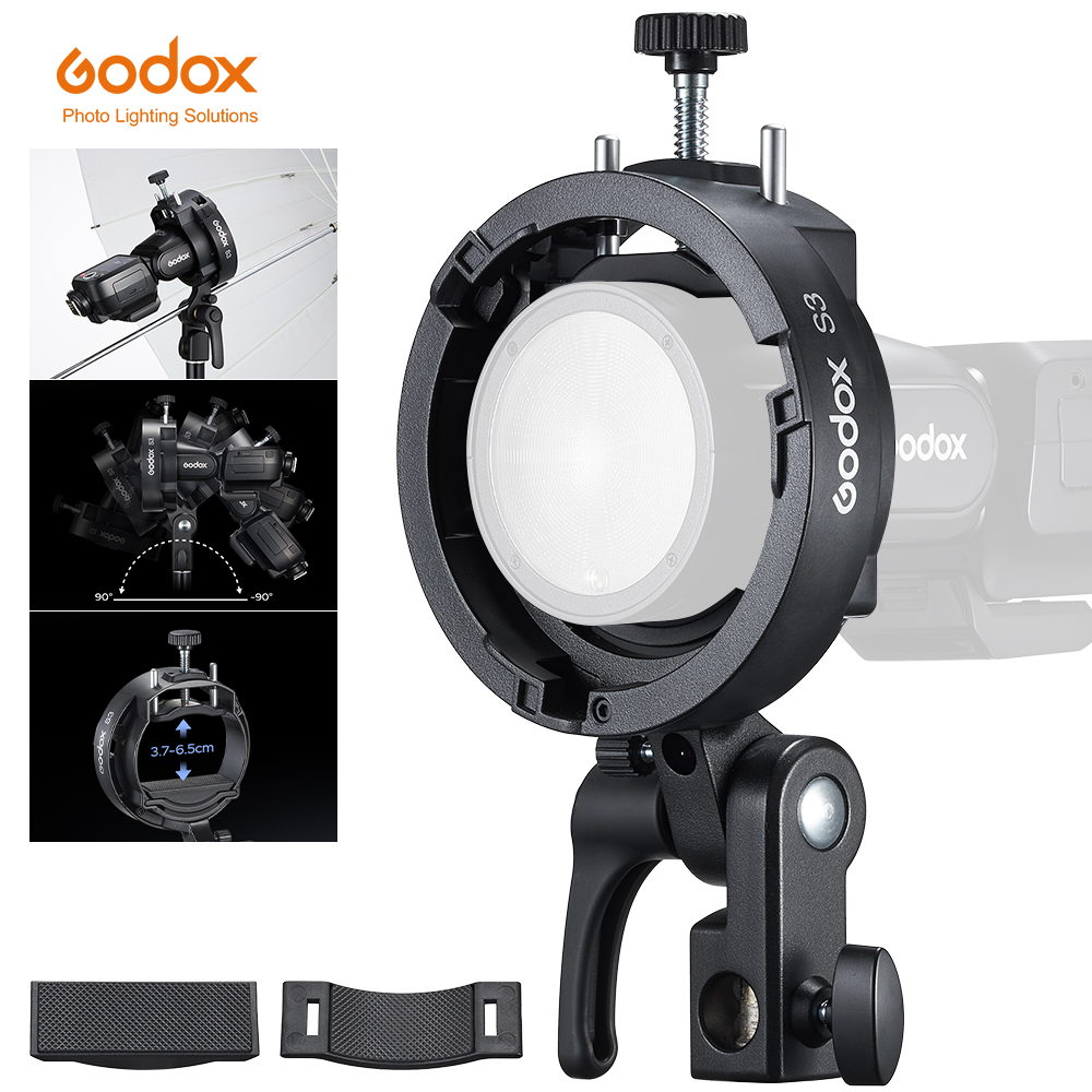 Godox Speedlite Flash - Uchwyt lampy błyskowej GODOX S3 z