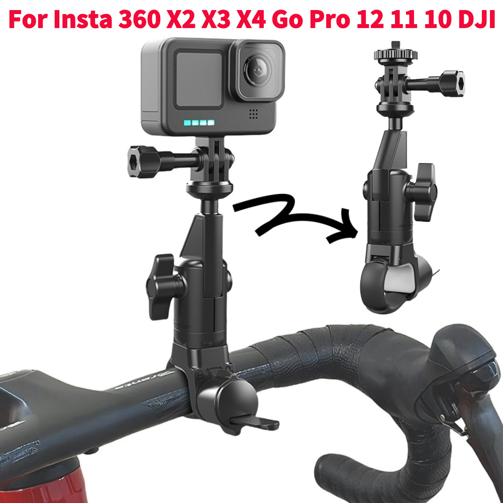 Insta360 Camera X3 - Motocyklowy uchwyt na kierownicę rowerową Obrotowy