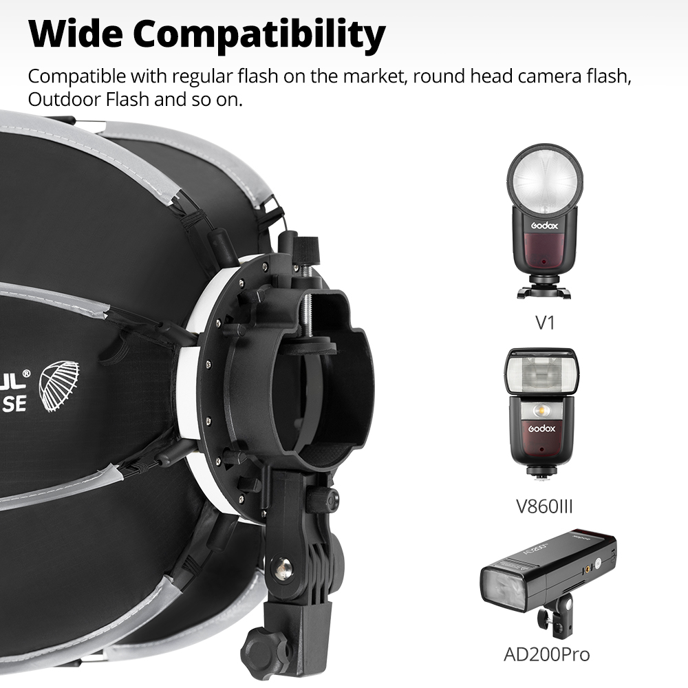 AMBITFUL PF30/PF40 30cm/40cm M – Godox Speedlite Flash recenzja i cena
