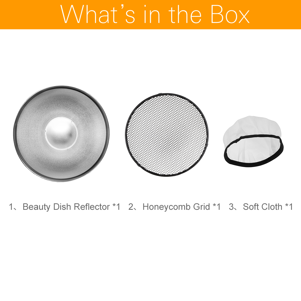 55 cm 22-calowe srebrne mocowa – Beauty Dish 55Cm recenzja i cena
