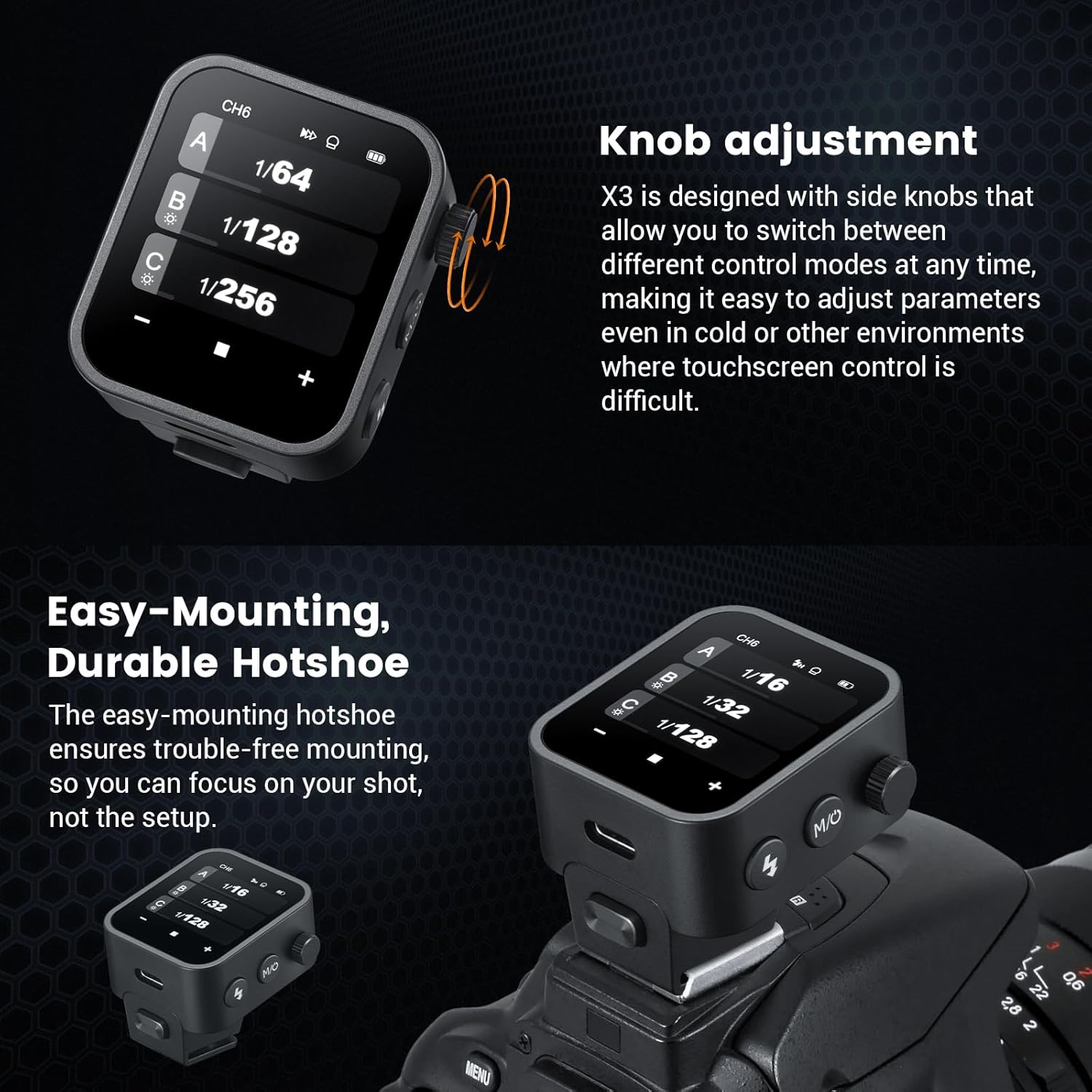 Godox X3C X3N X3S X3F X3O TTL  – Godox Speedlite Flash recenzja i cena