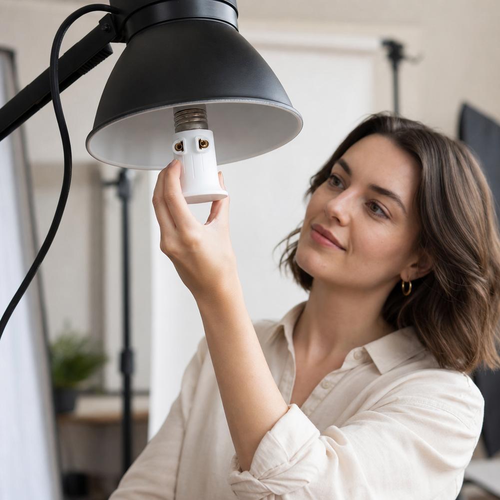 Adapter E27 na wtyczkę EU, kon – Photography Lighting Uk recenzja i cena