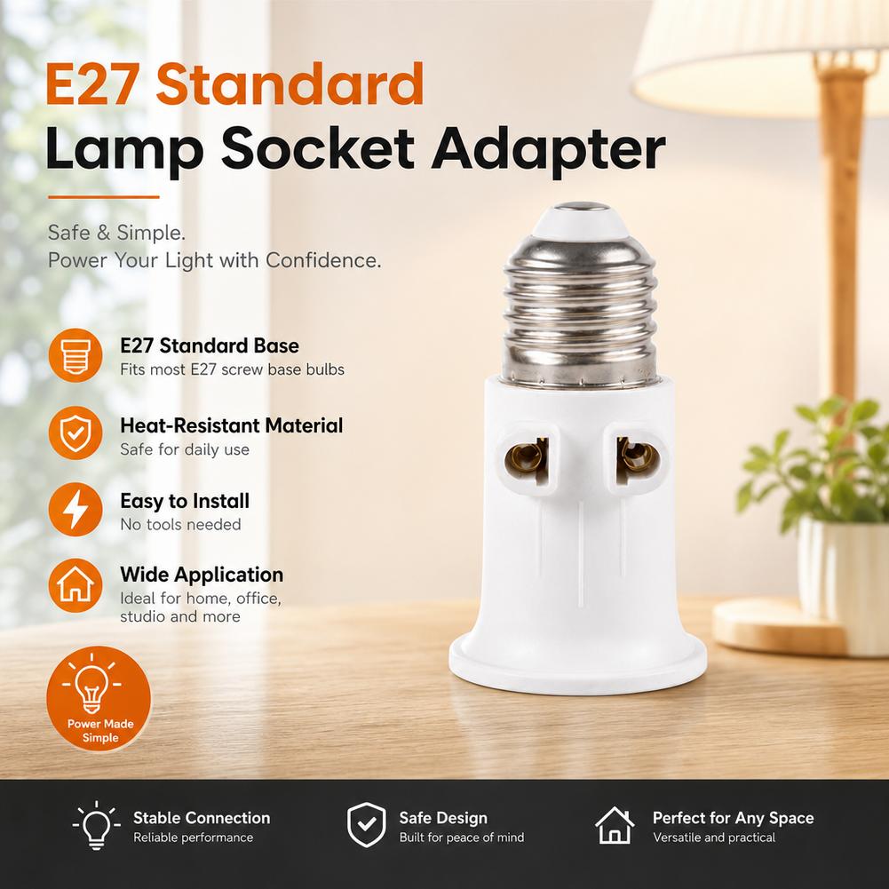 Adapter E27 na wtyczkę EU, kon – Photography Lighting Uk recenzja i cena
