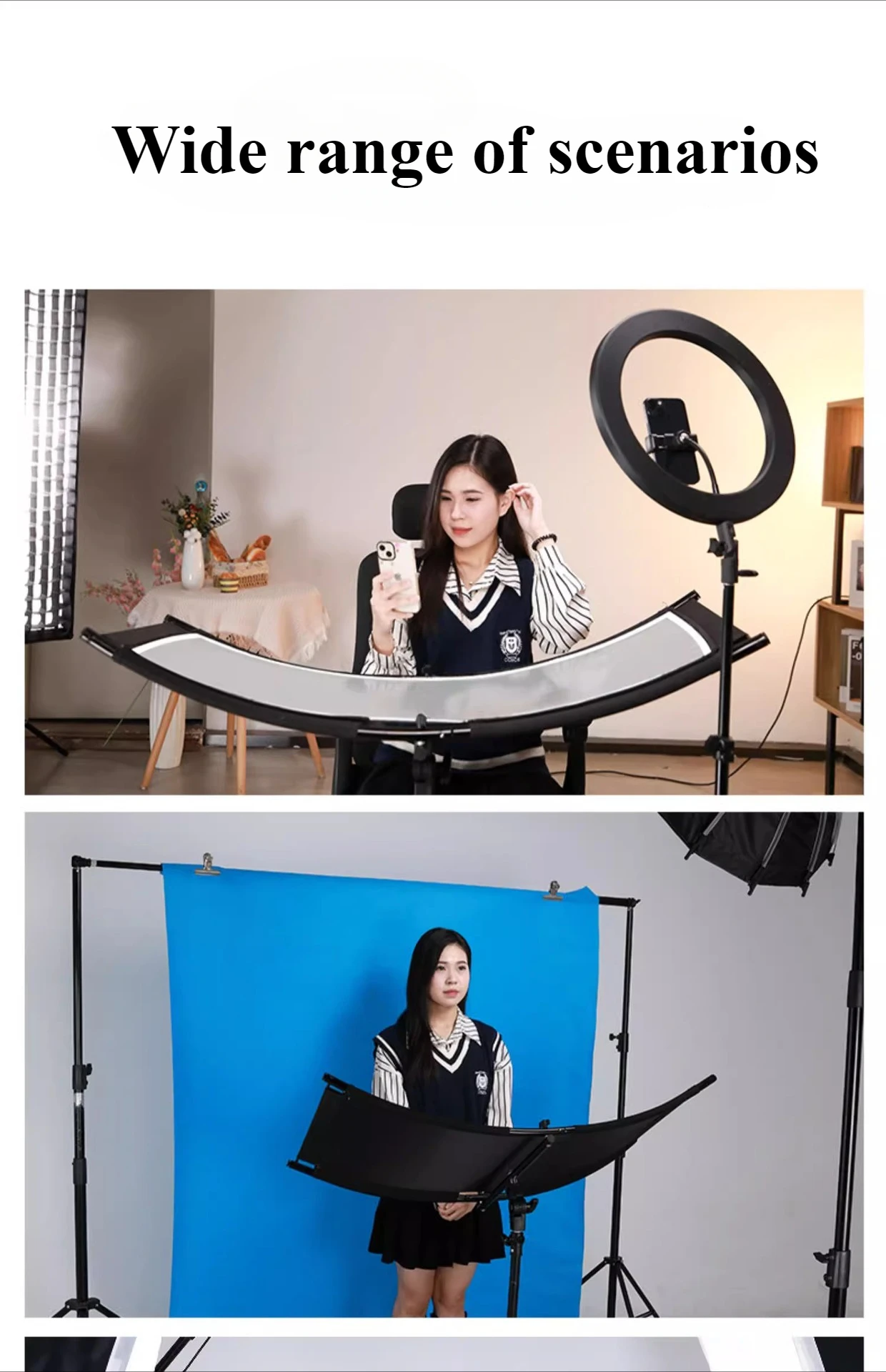 4-kolorowy materiałowy reflekt – Photography Lighting Types recenzja i cena
