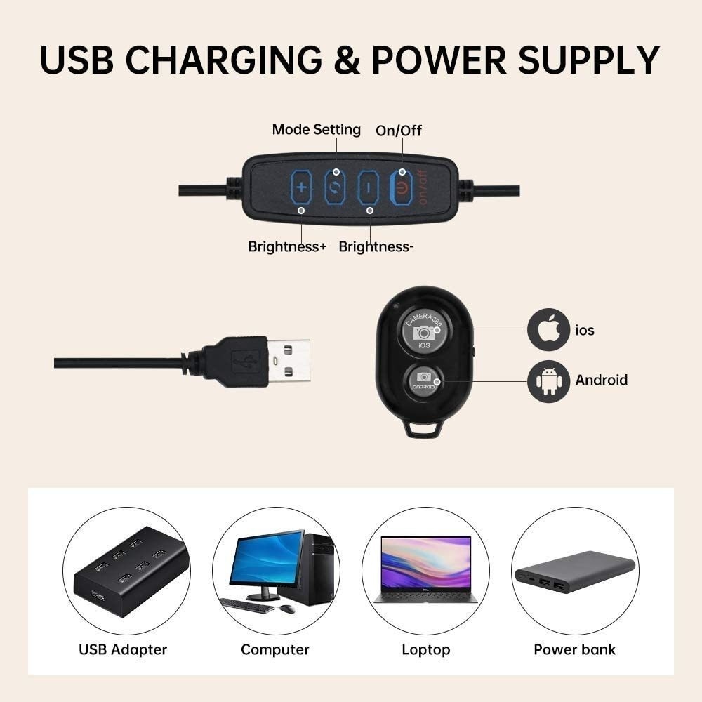 16cm/26cm/30cm LED Selfie Ring – Photography Lighting Circle recenzja i cena