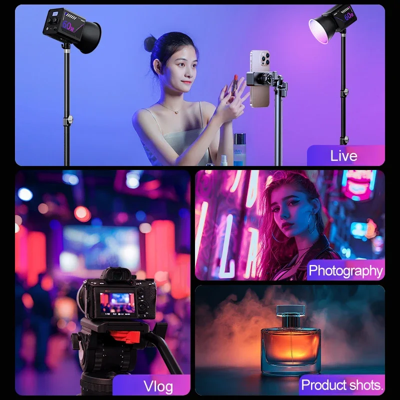 Lampa wideo RGB Przenośna lamp – Torjim Rgb Photography Video Lighting recenzja i cena