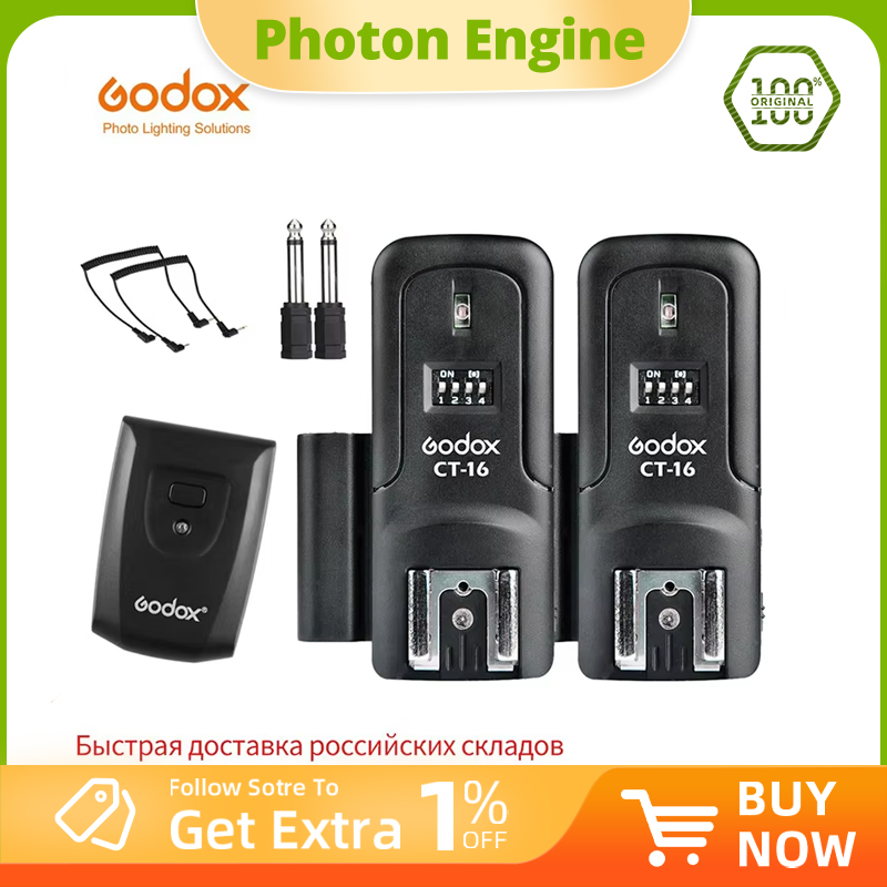 Godox CT-16 16-kanałowy bezprz – Godox Speedlite Flash recenzja i cena