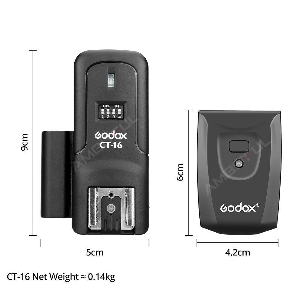Godox CT-16 16-kanałowy bezprz – Trigger Receiver Set recenzja i cena