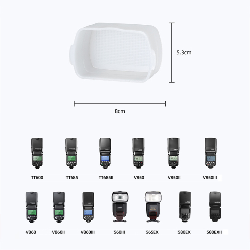 Dyfuzor Flash Dome Bounce pasu – Godox Speedlite Flash recenzja i cena