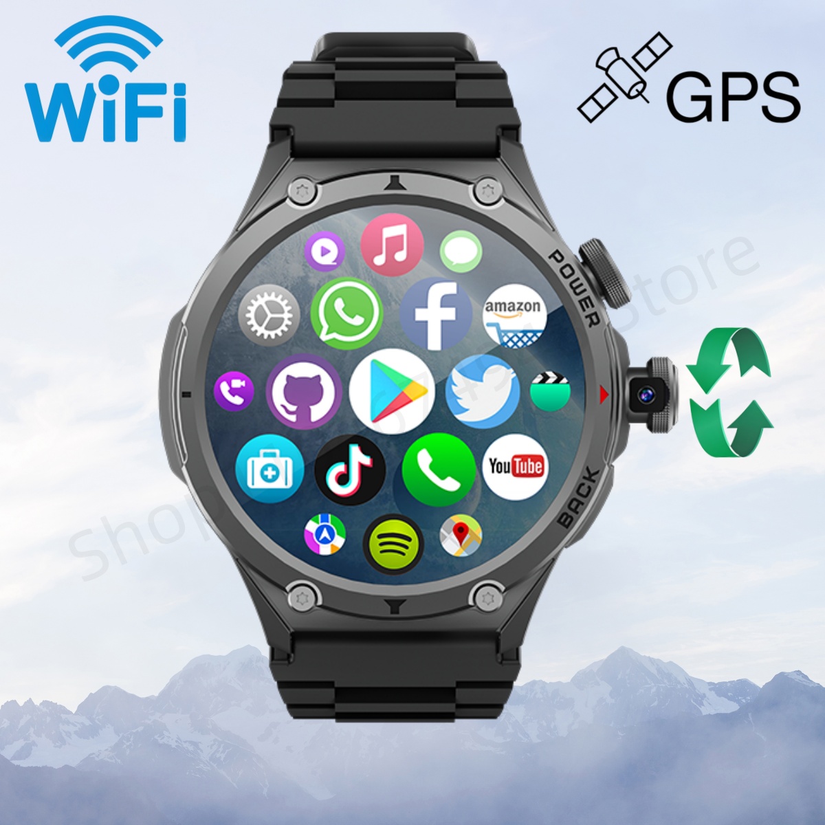 Smartwatch H12 4G LTE z WiFi,  – Photography Lighting Gel recenzja i cena
