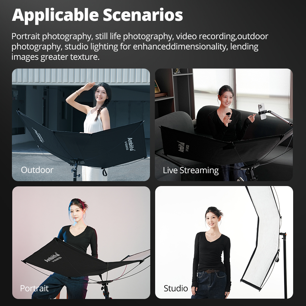 AMBITFUL 3w1 Dyfuzor Światła T – Photography Lighting Types recenzja i cena