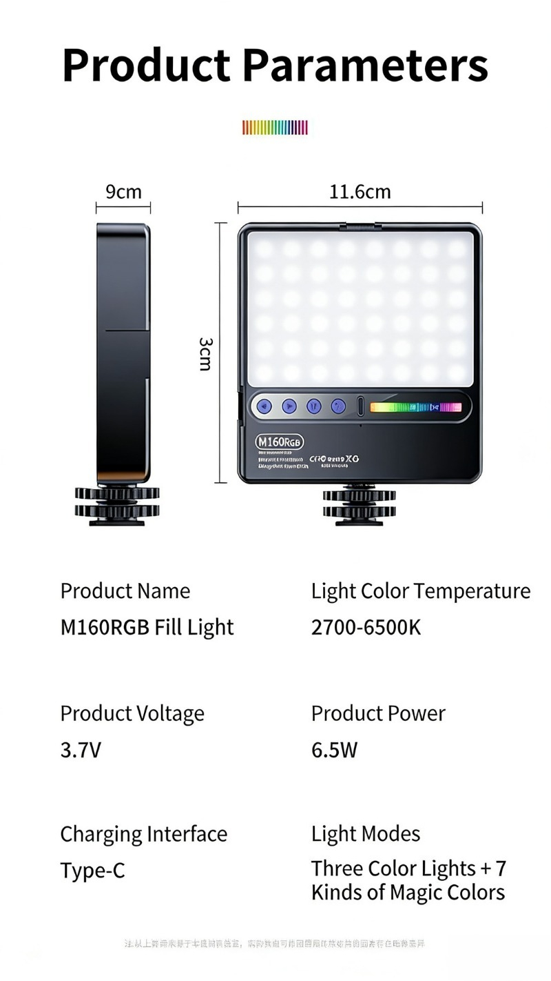 Przenośna kieszonkowa lampa do – Photography Lighting Color recenzja i cena