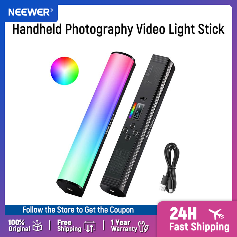 NEEWER RGB Light Wand z kontro – Torjim Rgb Photography Video Lighting recenzja i cena