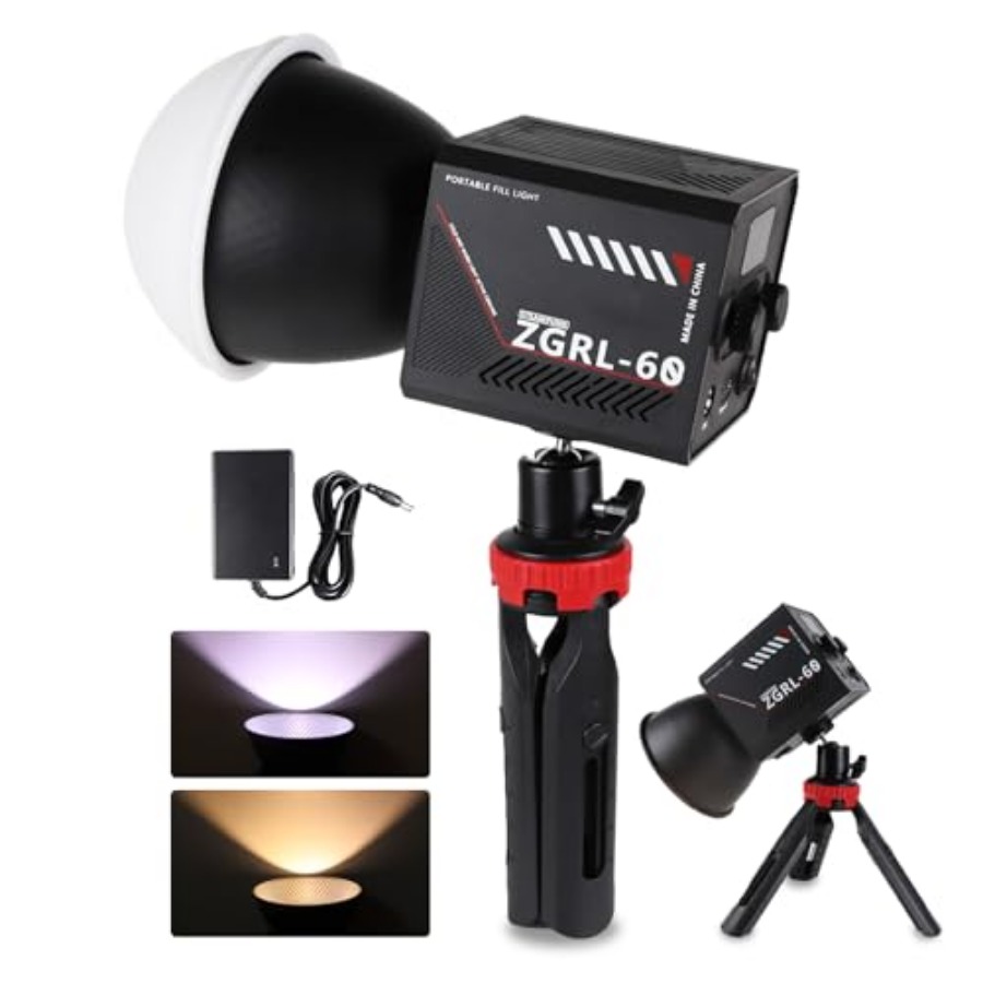 Przenośna lampa wideo LED COB  – Photography Lighting Color recenzja i cena