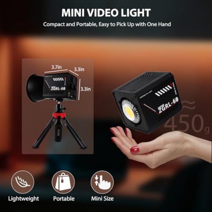 Przenośna lampa wideo LED COB  – Photography Lighting Color recenzja i cena