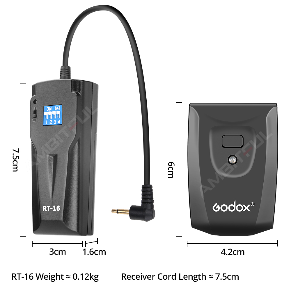Godox RT-16 16-kanałowy bezprz – Trigger Receiver Set recenzja i cena