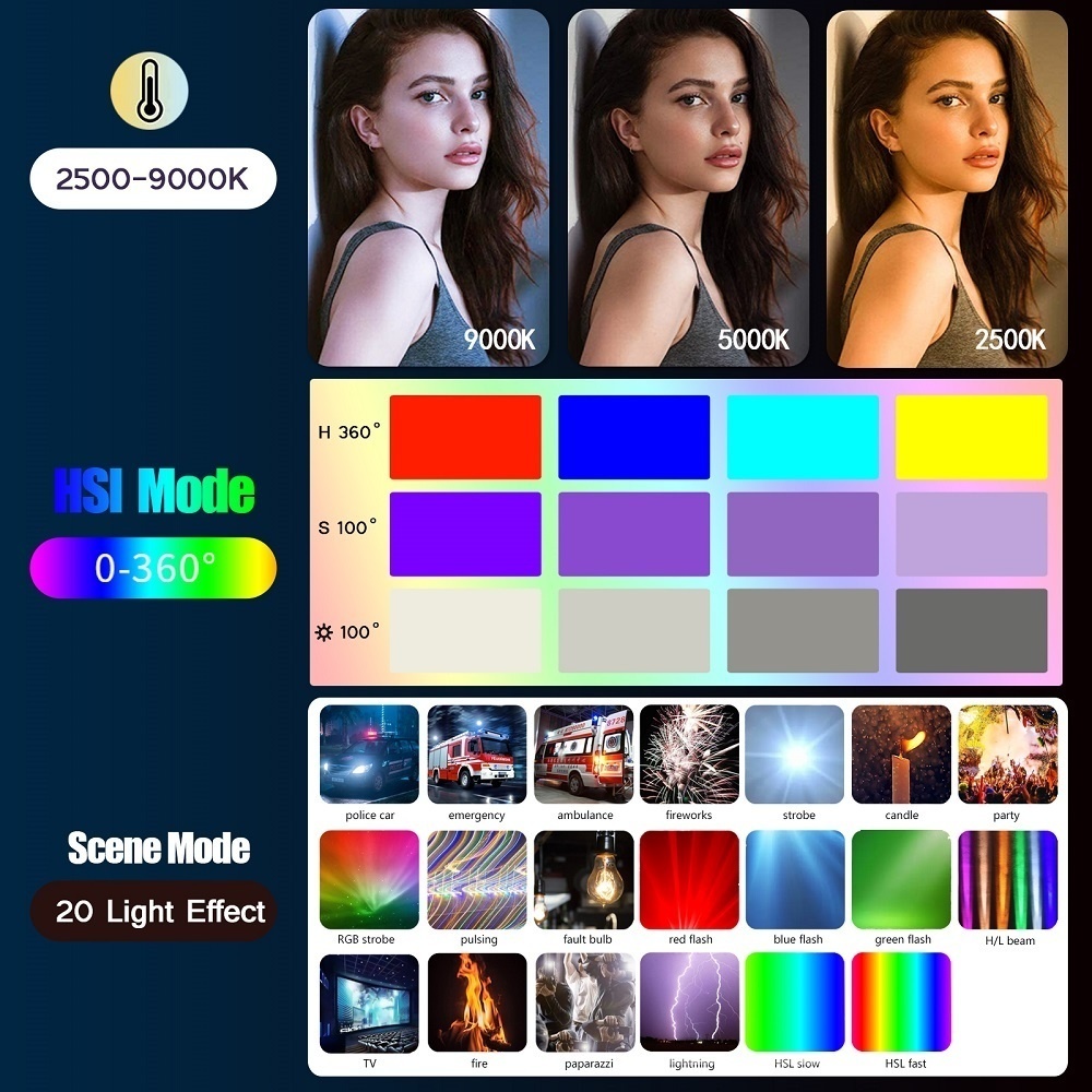 50CM RGB Stick Light Wand Lekk – Photography Lighting Types recenzja i cena