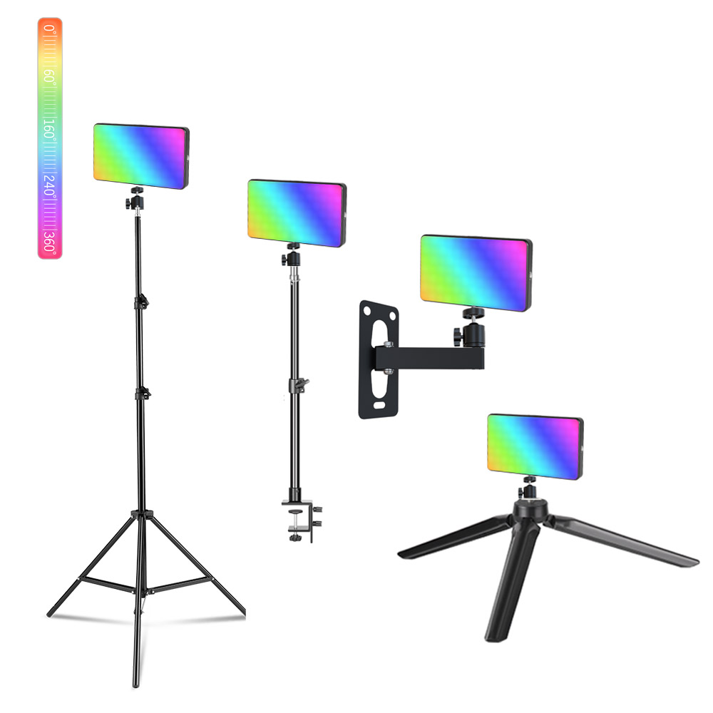 Lampa wideo LED RGB SH W140 0- – Torjim Rgb Photography Video Lighting recenzja i cena