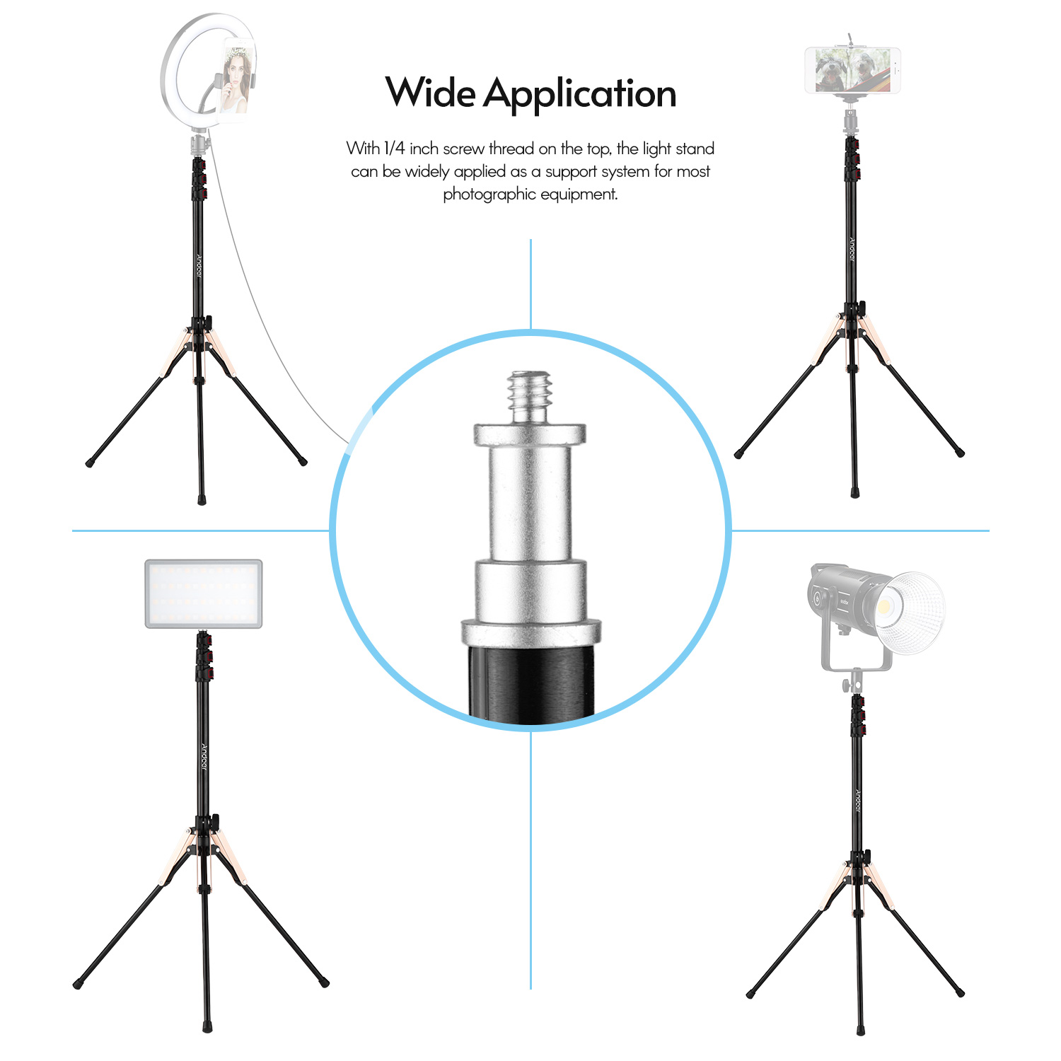 Andoer 190cm/74,8 cala przenoś – Photography Lighting Design recenzja i cena