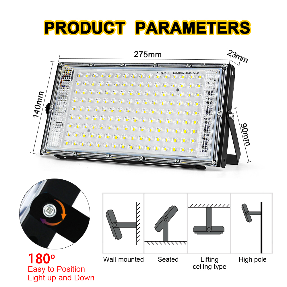 50W 100W 150W Led Flood Light  – Photography Lighting Uk recenzja i cena