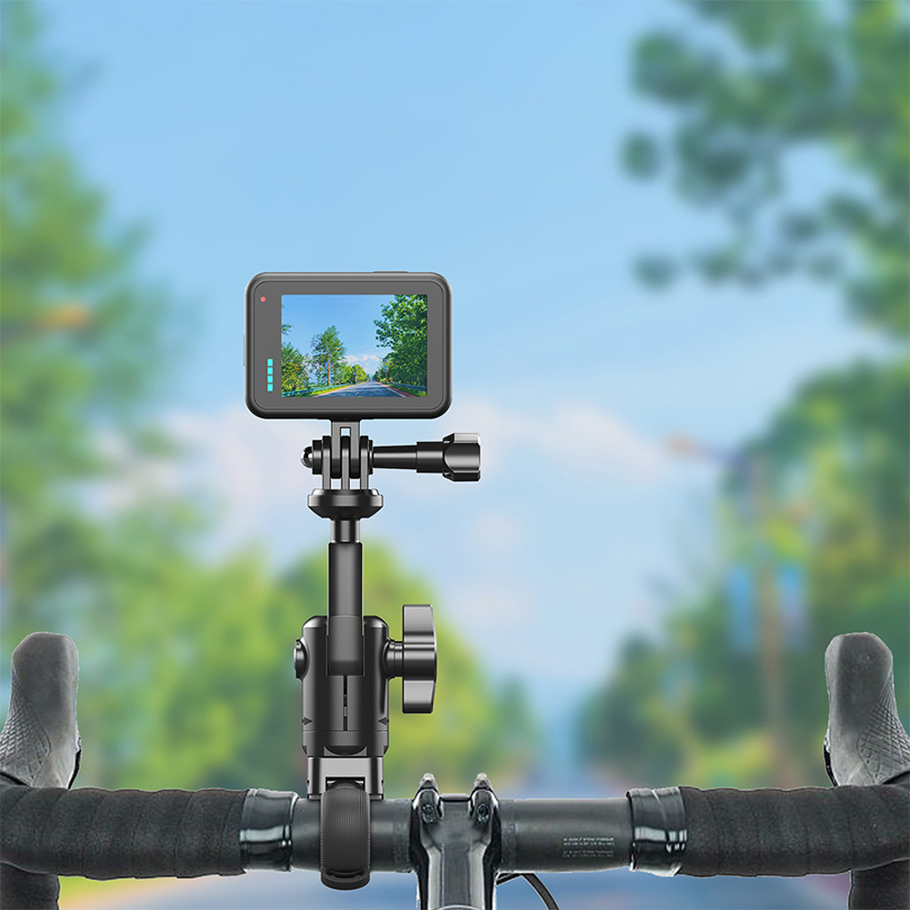 Motocyklowy uchwyt na kierowni – Insta360 Camera X3 recenzja i cena