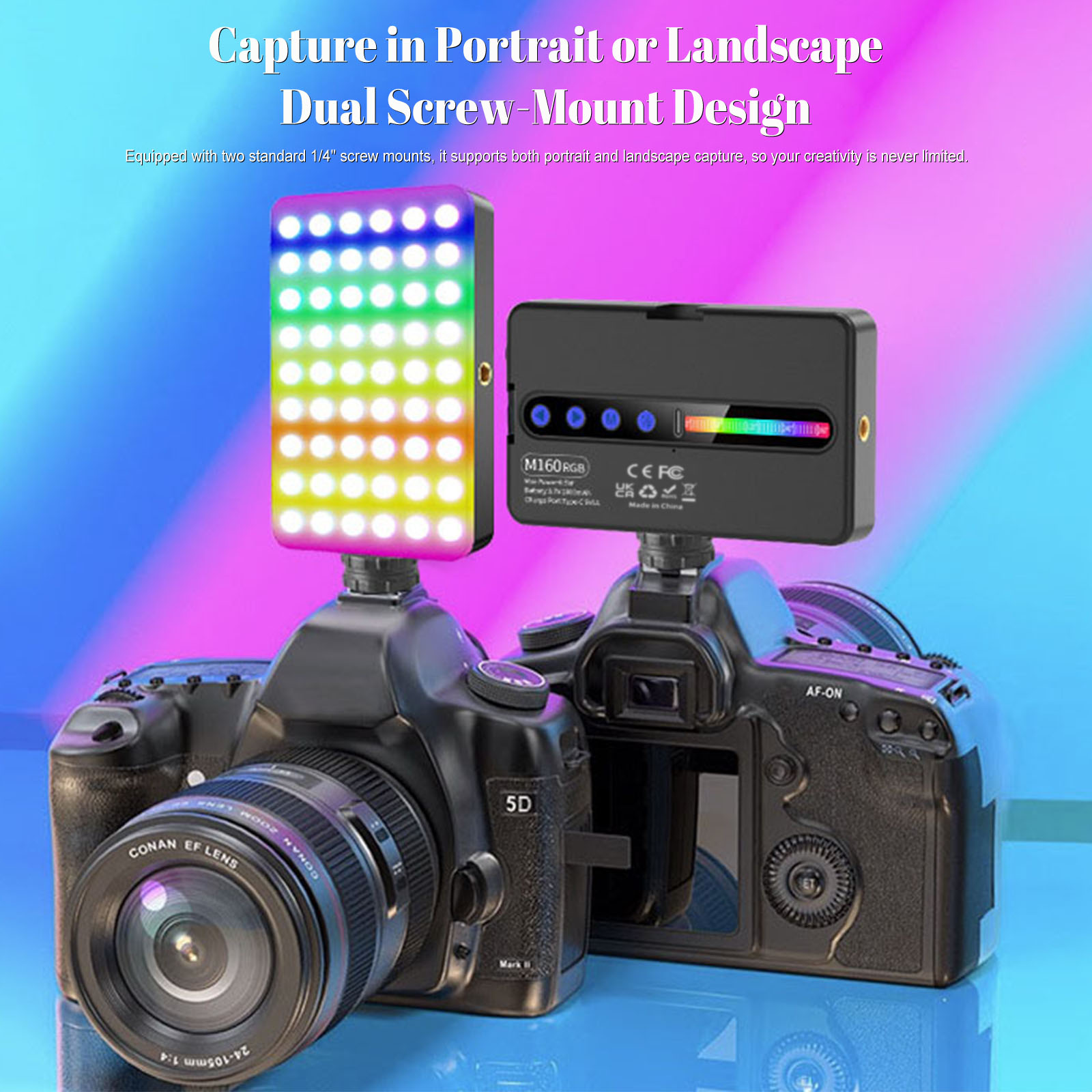 Lampa wideo LED RGB 6,5W 2700K – Photography Lighting Types recenzja i cena